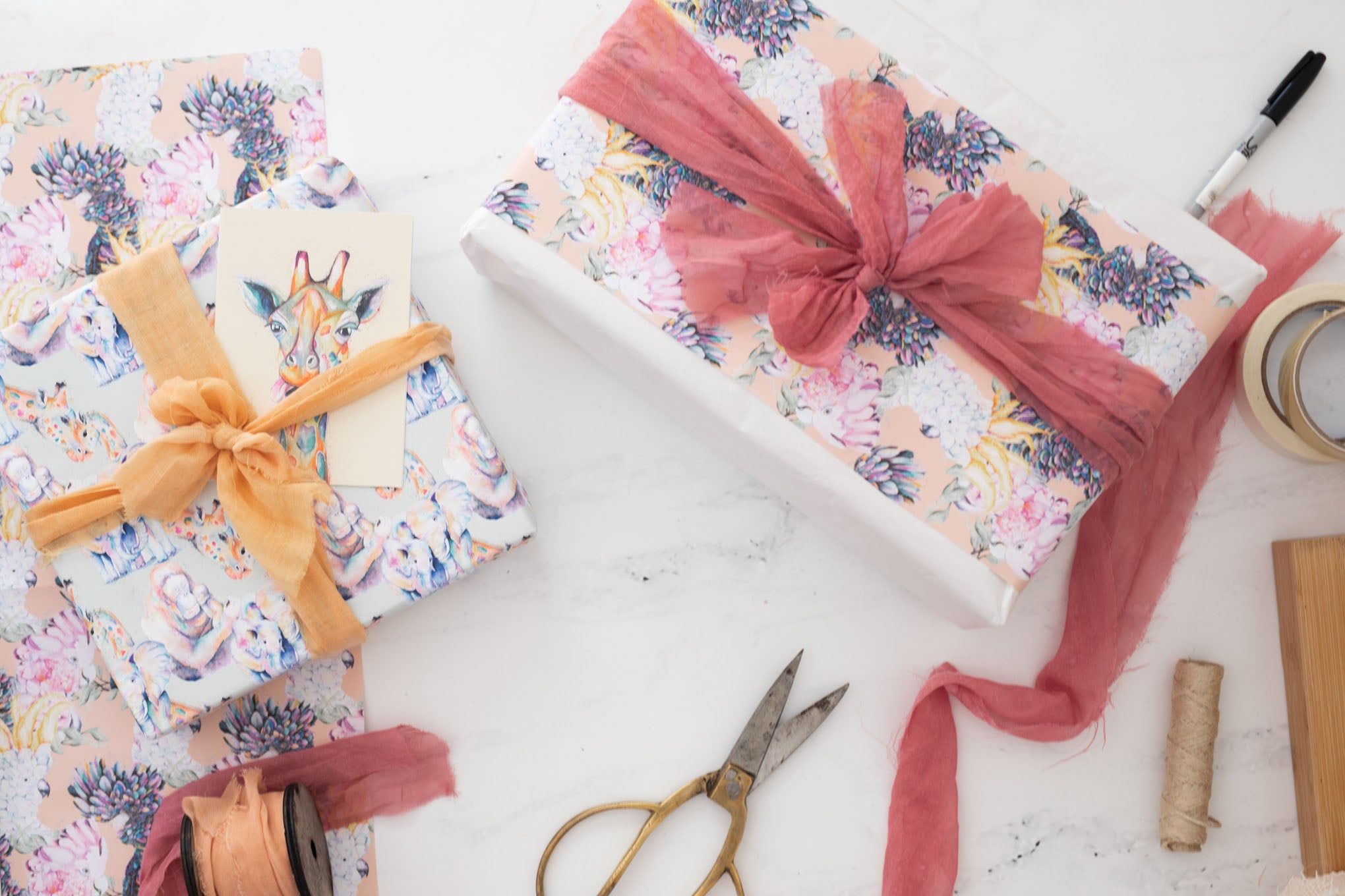 Gift Wrapping Paper made in Australia by Stephanie Elizabeth Artwork