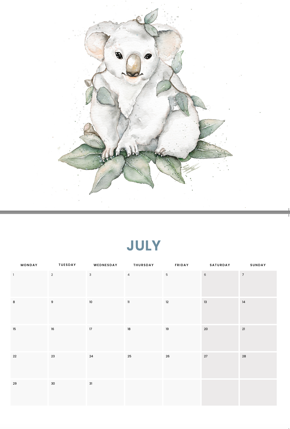 2024 Calendar by Stephanie Elizabeth Artwork