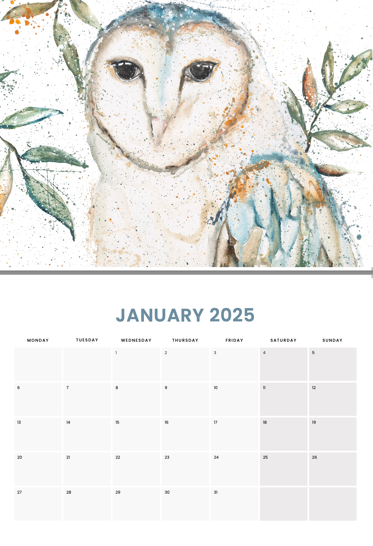 2024 Calendar by Stephanie Elizabeth Artwork