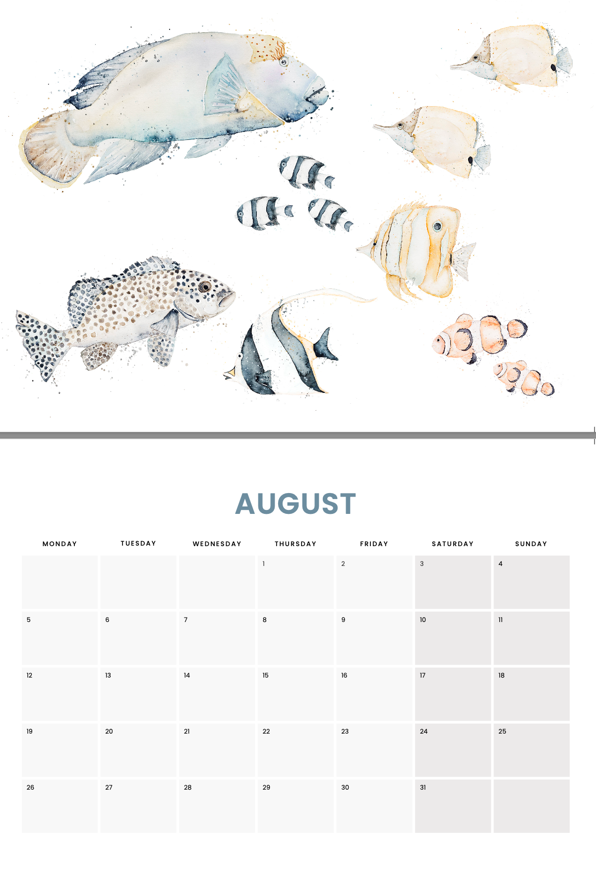 2024 Calendar by Stephanie Elizabeth Artwork