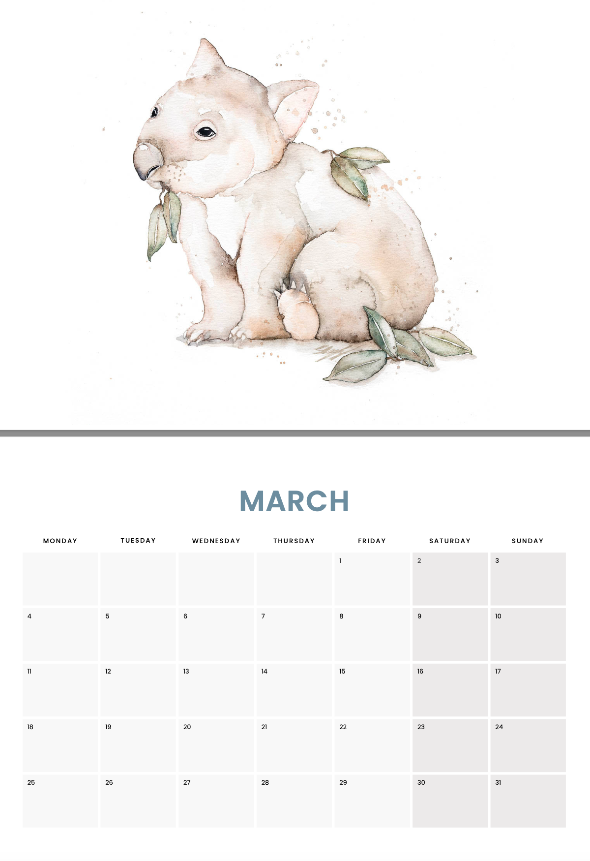 2024 Calendar by Stephanie Elizabeth Artwork