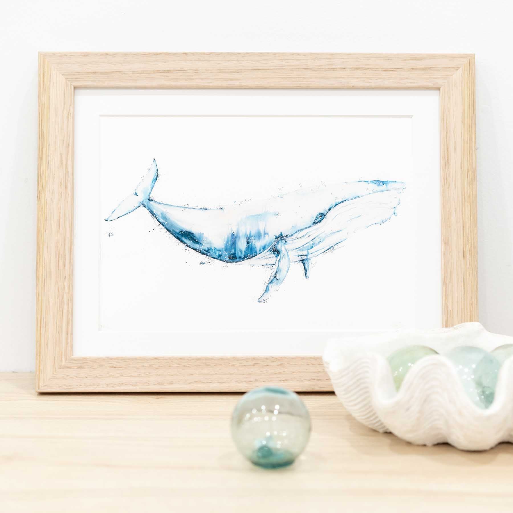 Taking the High Road humpback whale fine art print