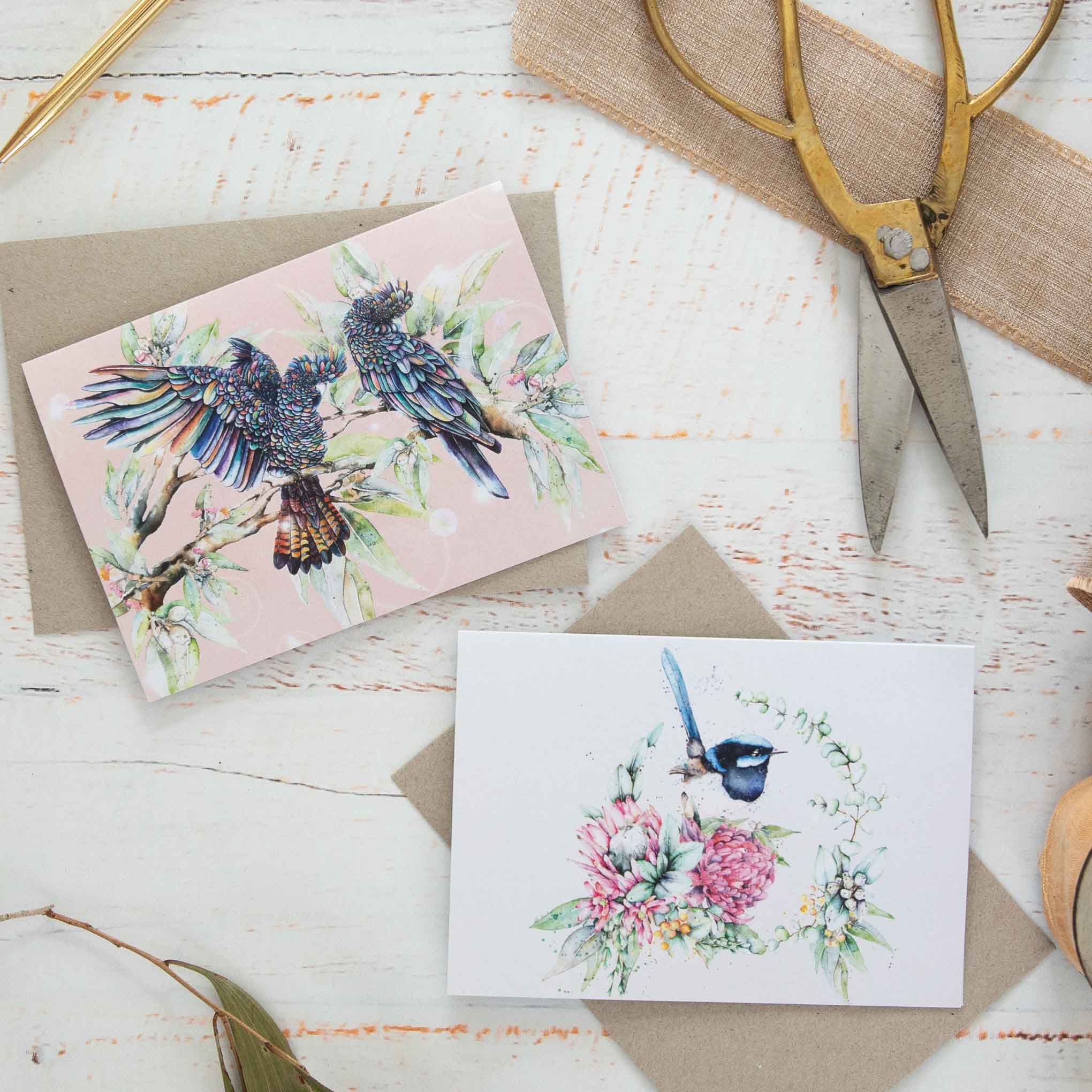 Australian Birds Greeting Cards