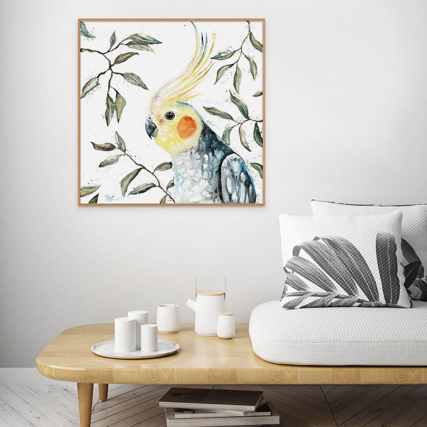 Cockatiel Canvas Artwork wall art