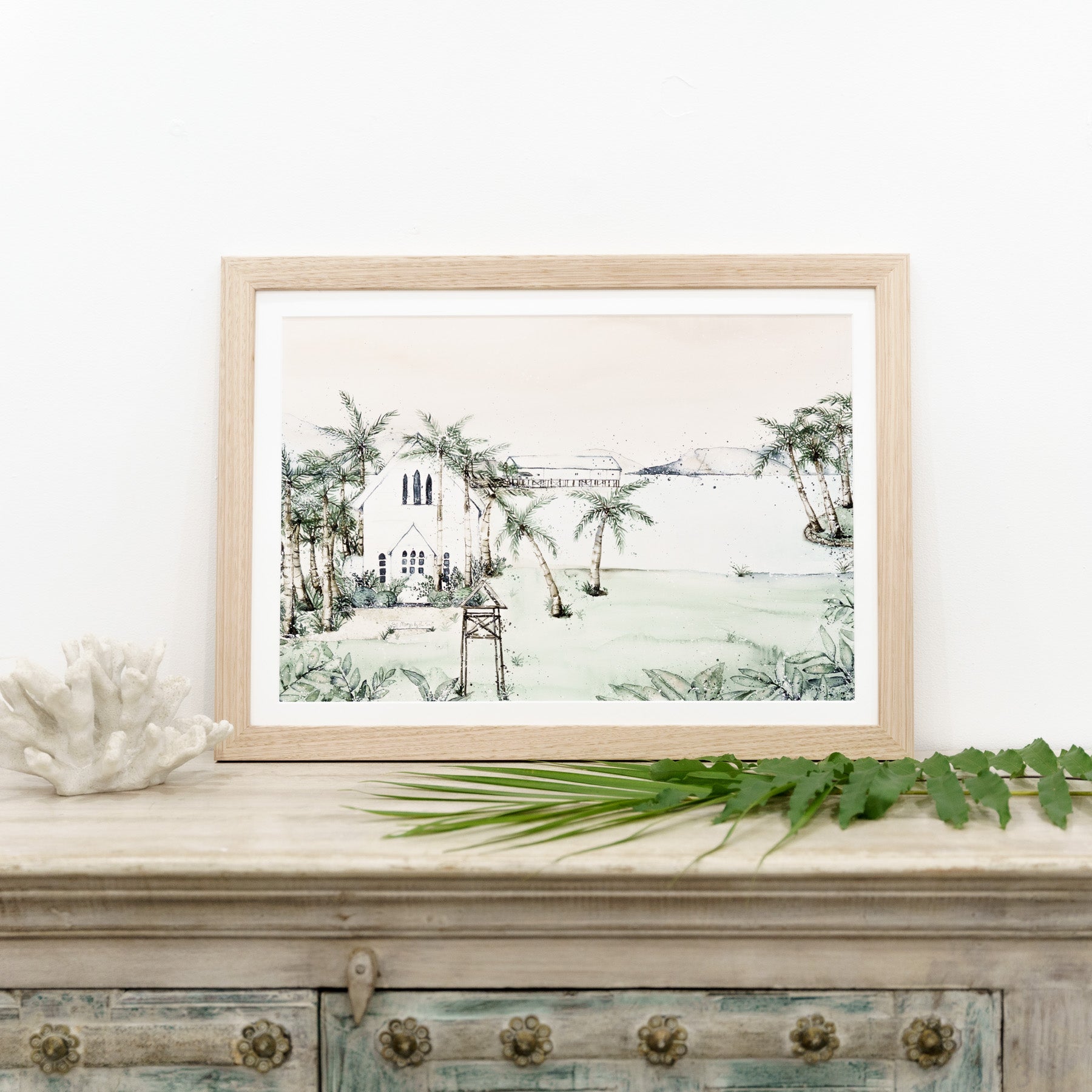 Port Douglas Markets Fine art Giclee Print