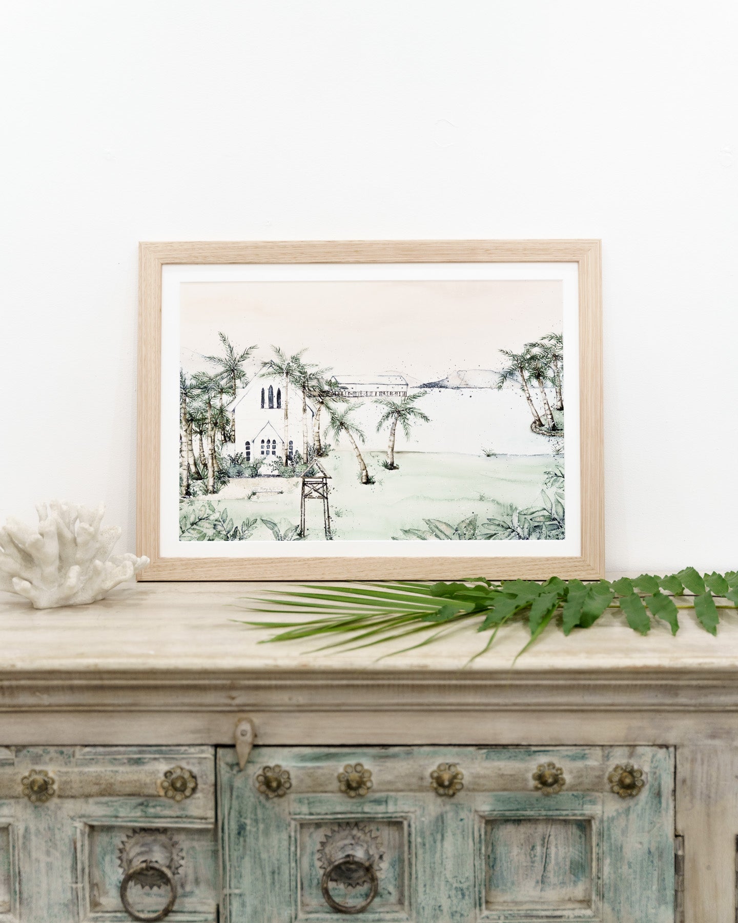 Port Douglas Markets Fine art Giclee Print