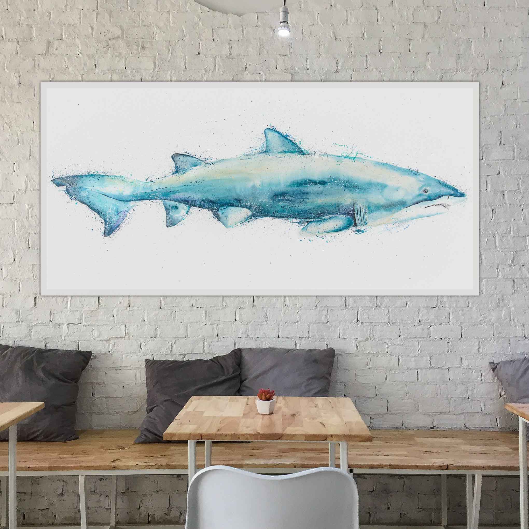Grey Nurse Shark Acrylic Original Wall Art