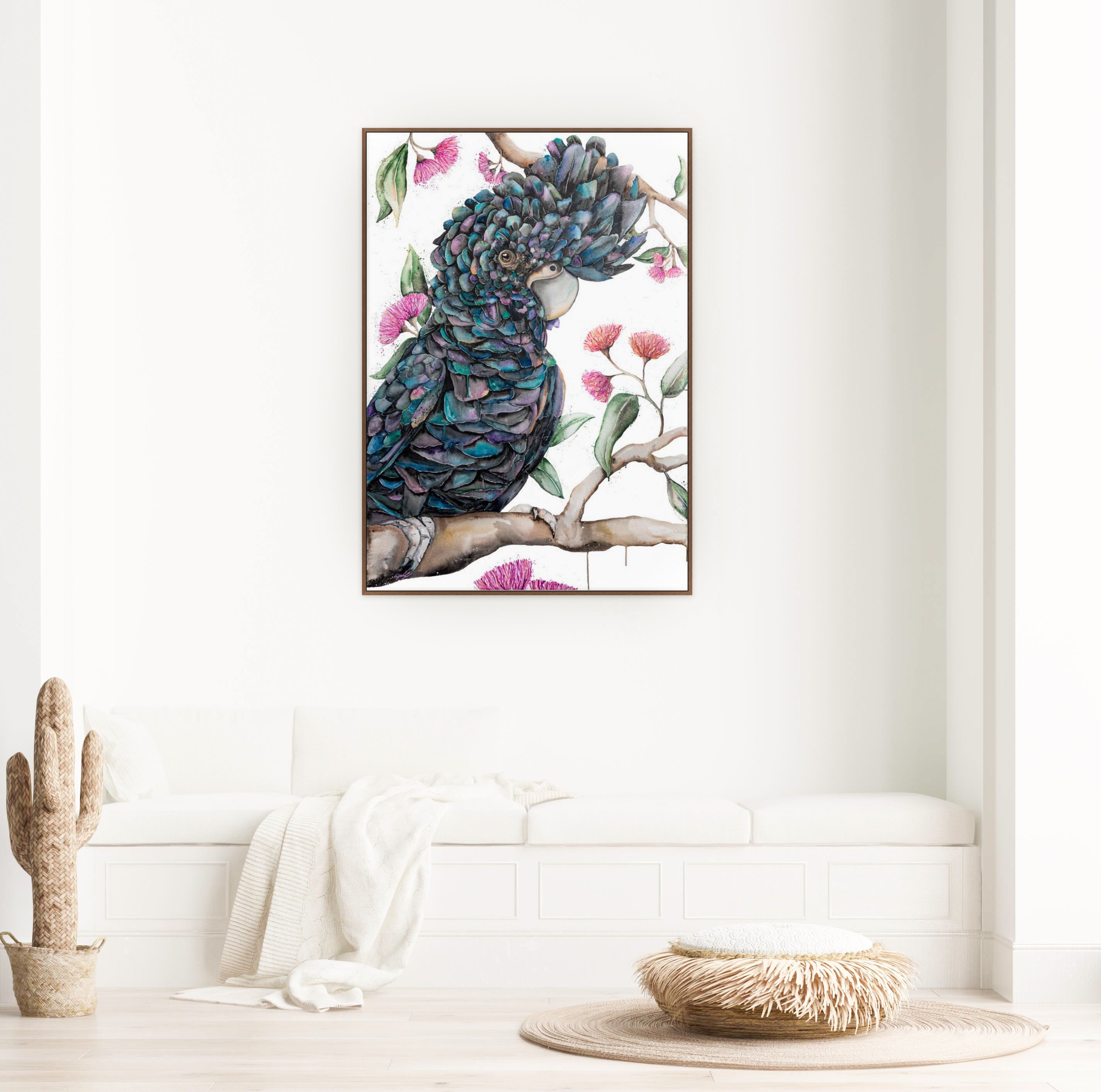 Black Cockatoo Canvas Print