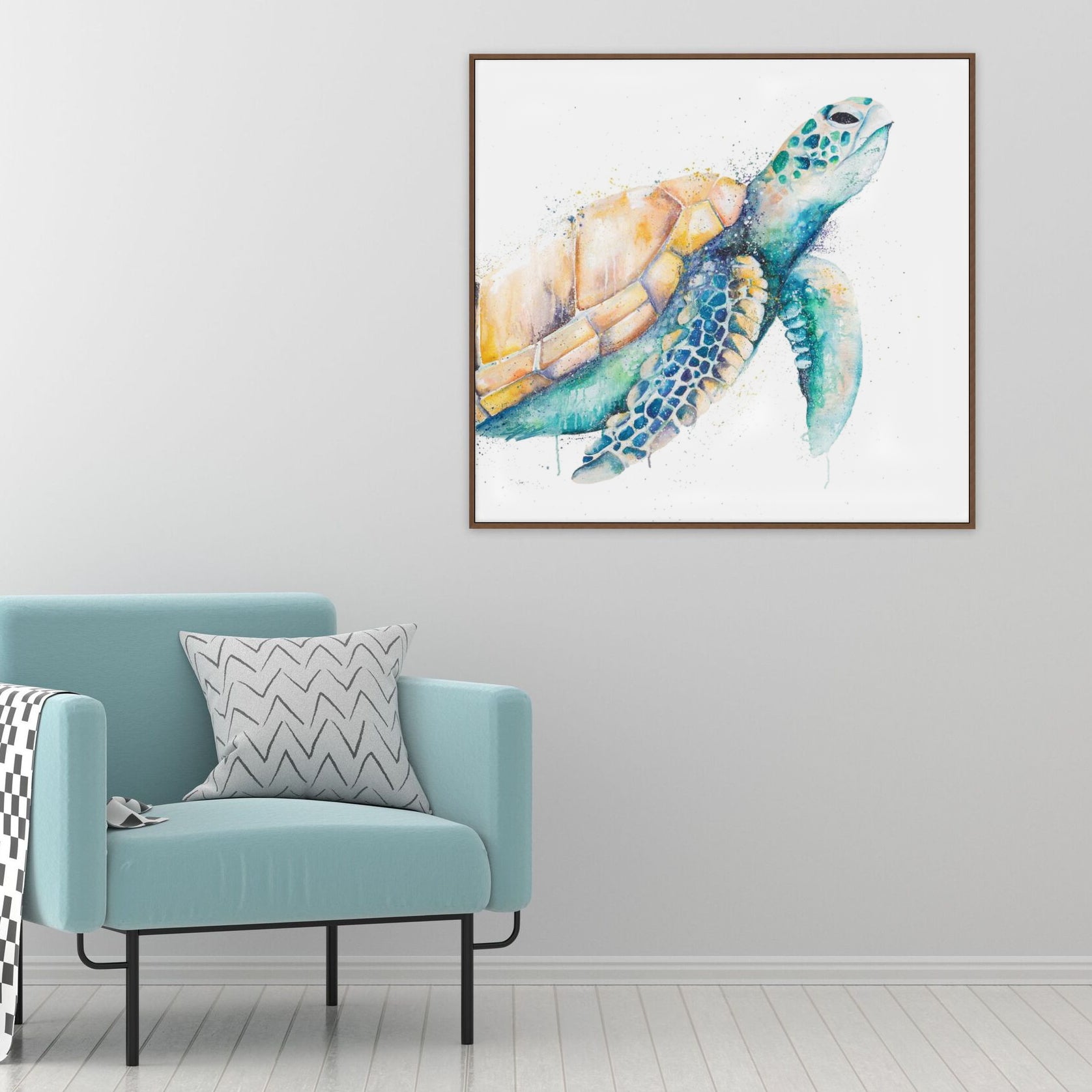 Canvas Print made in Australia of Turtle