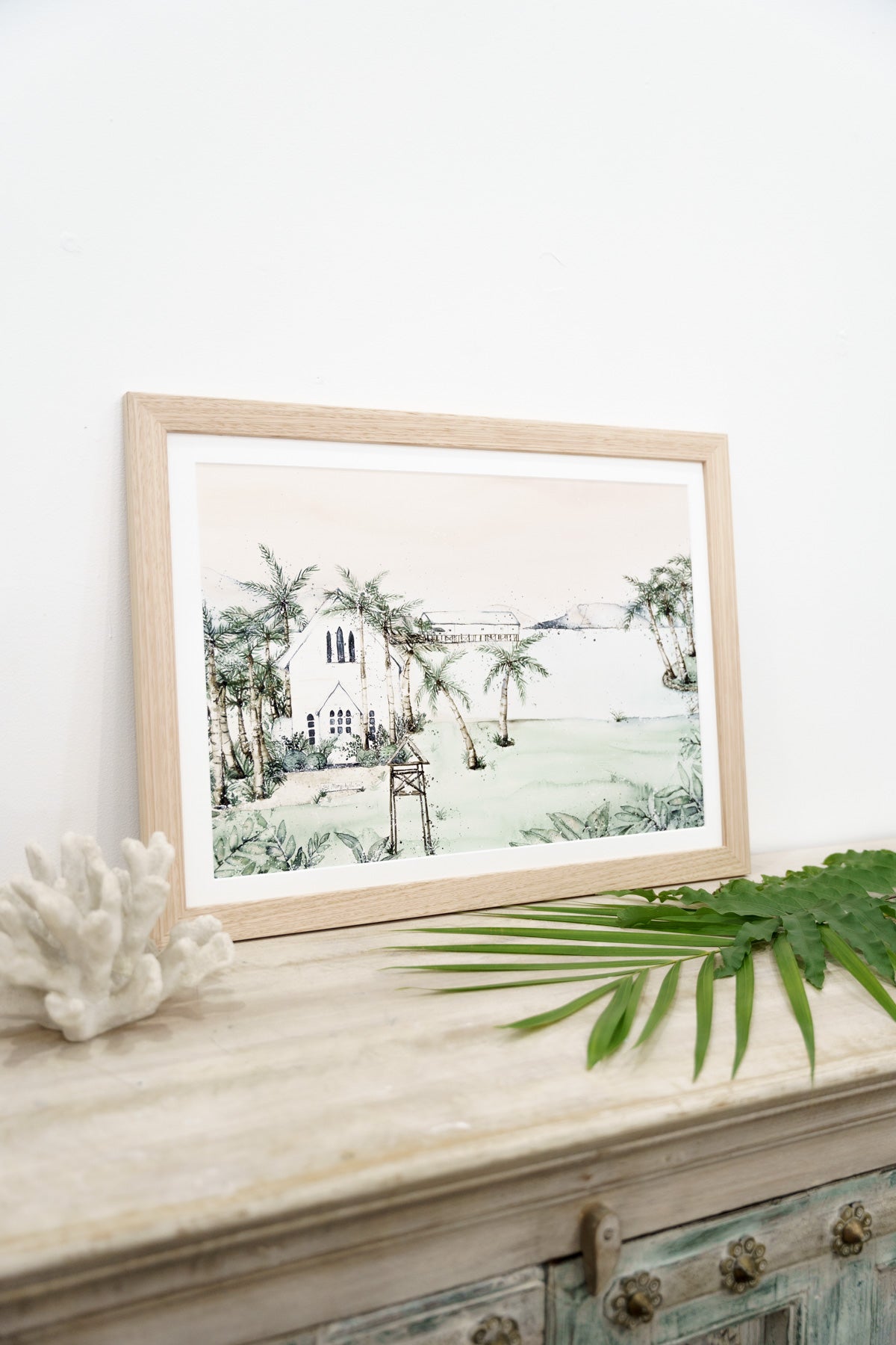 Port Douglas Markets Fine art Giclee Print