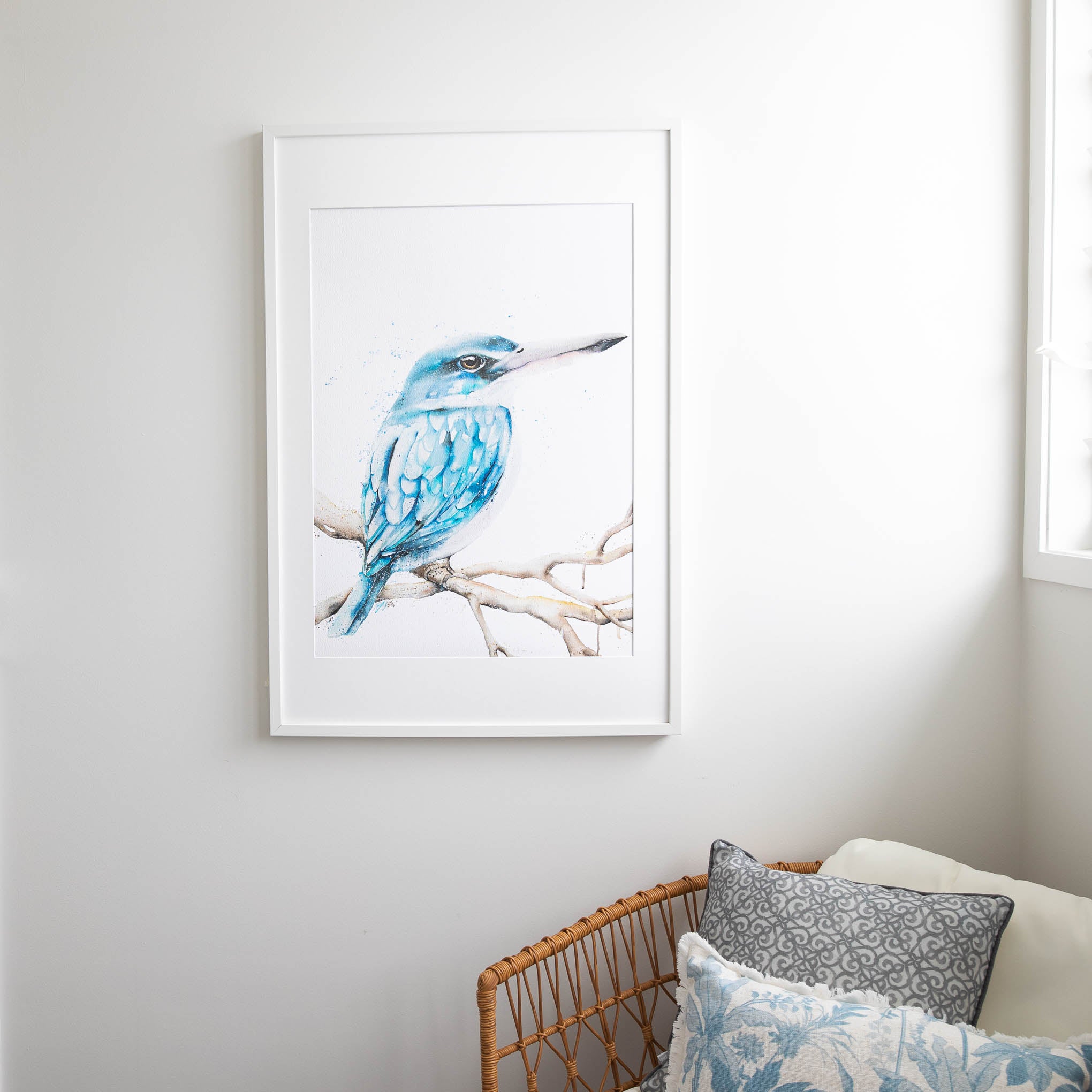 Blue Kingfisher Wall Art