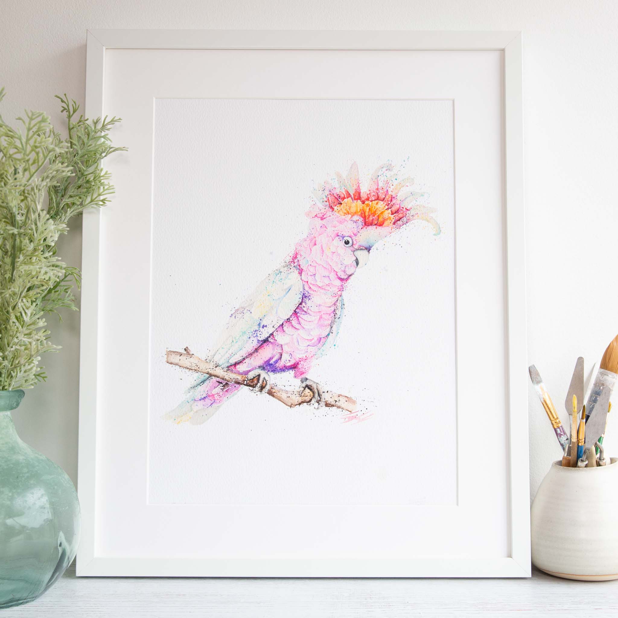 Gorgeous gary framed watercolour print