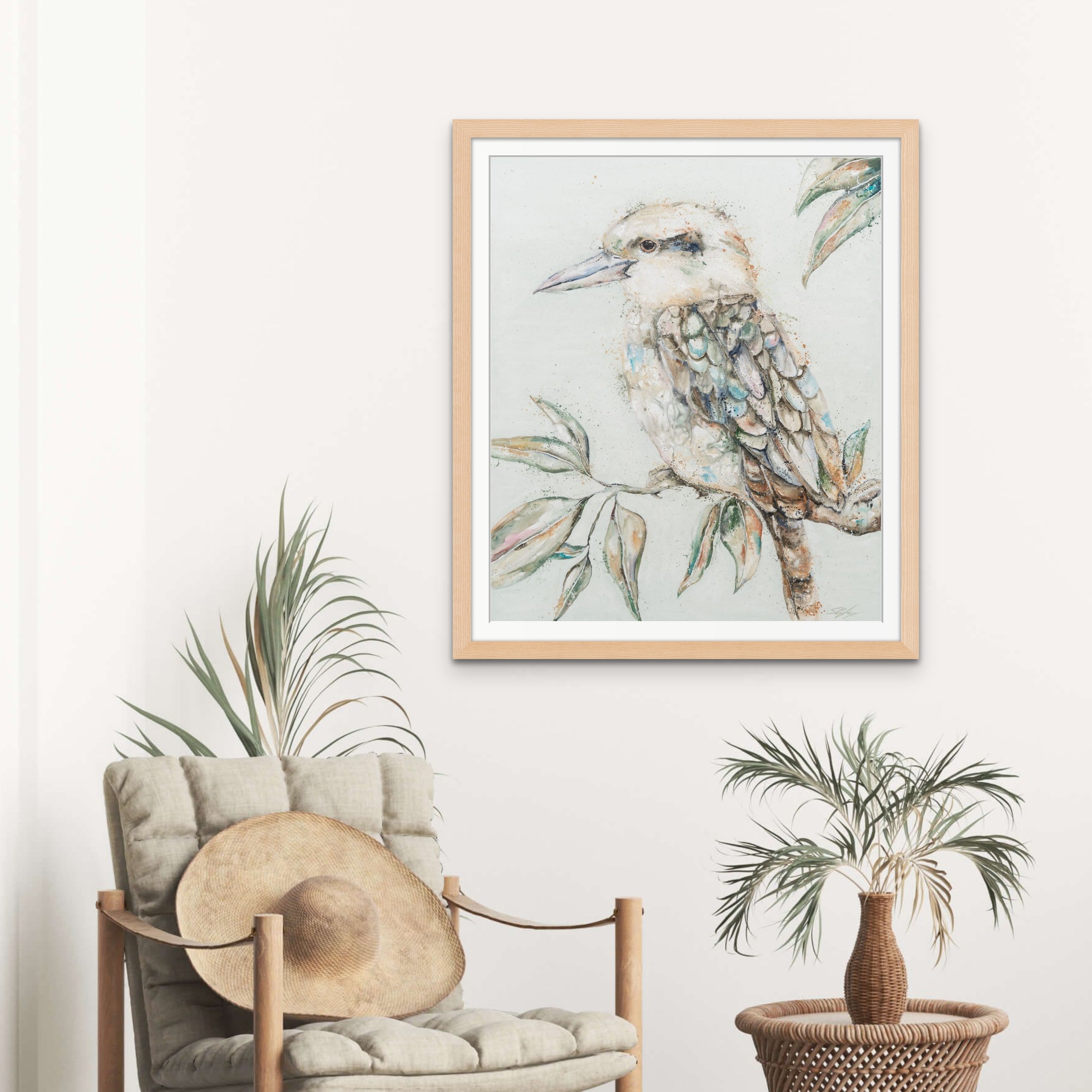 Kookaburra Painting | Leaves & Love Notes