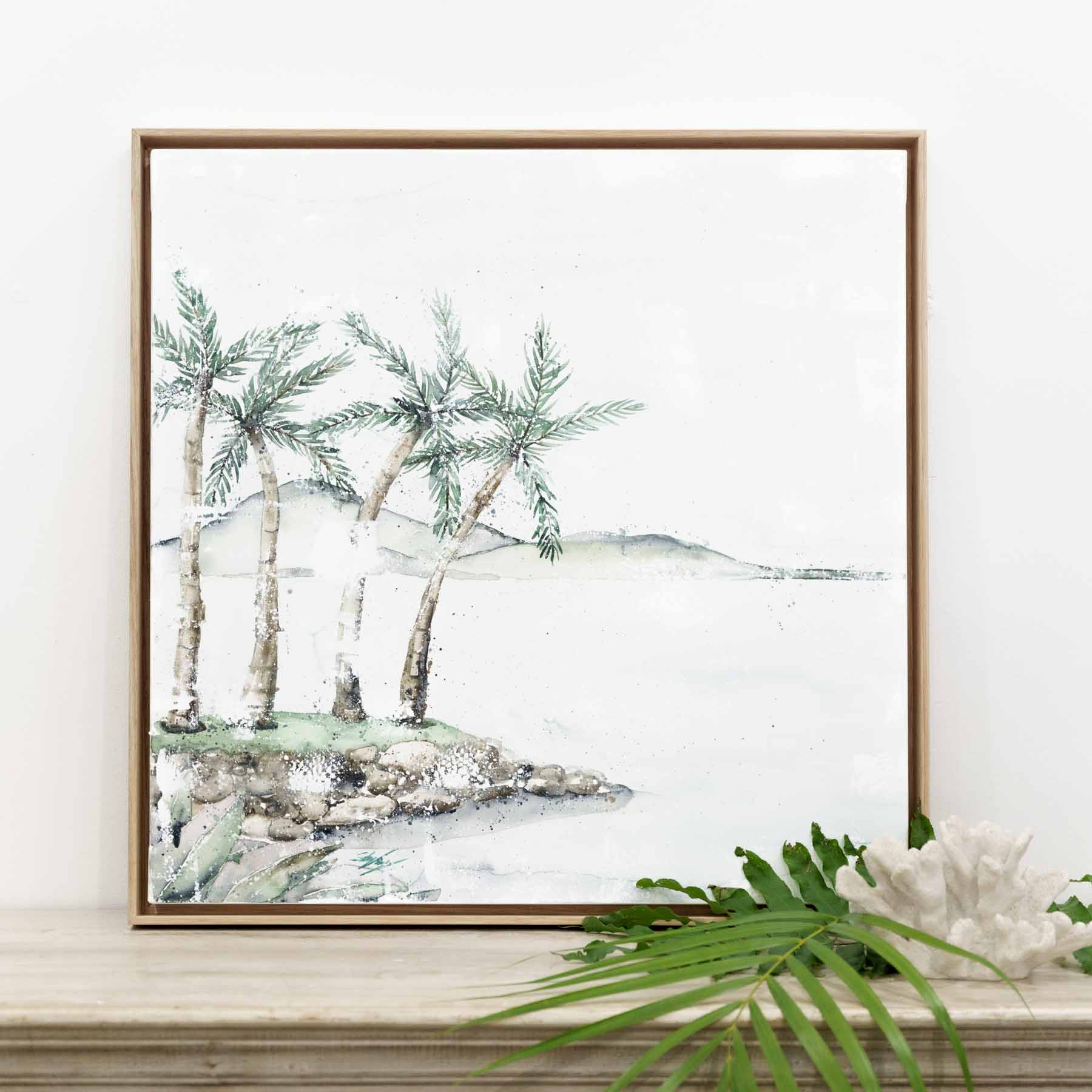 Four Mile Palm Trees Original Artwork