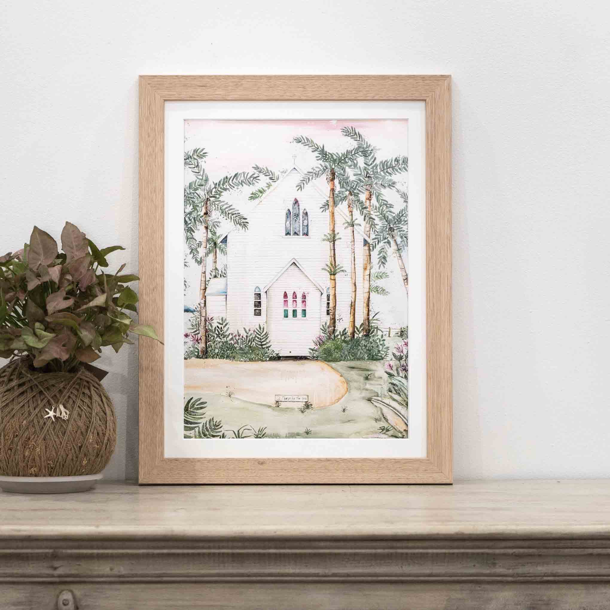 St marys by the sea fine art print