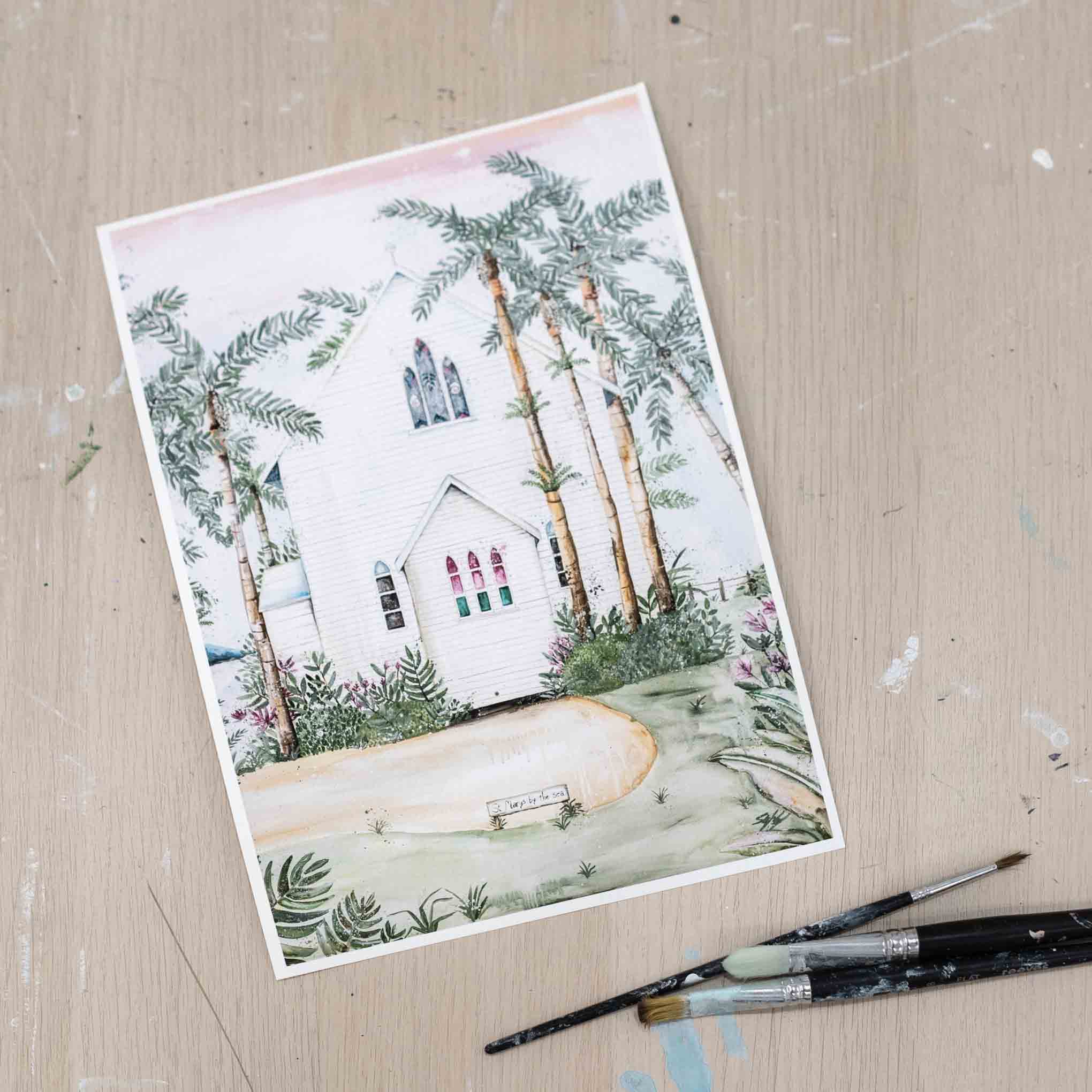 St marys by the sea fine art print
