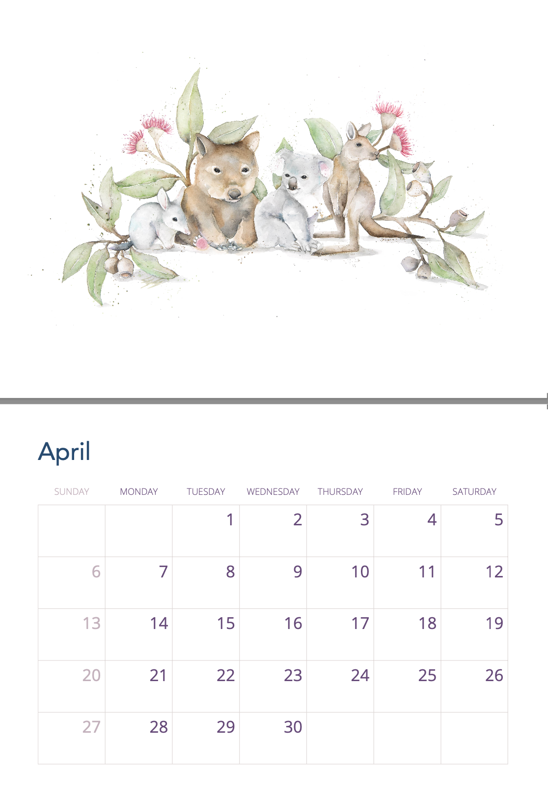 2025 Calendar by Stephanie Elizabeth Artwork