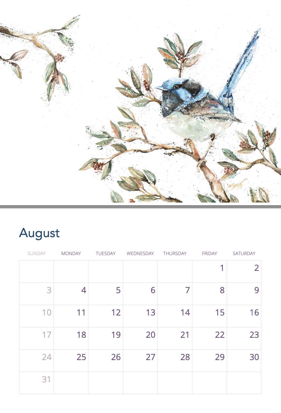 2025 Calendar by Stephanie Elizabeth Artwork