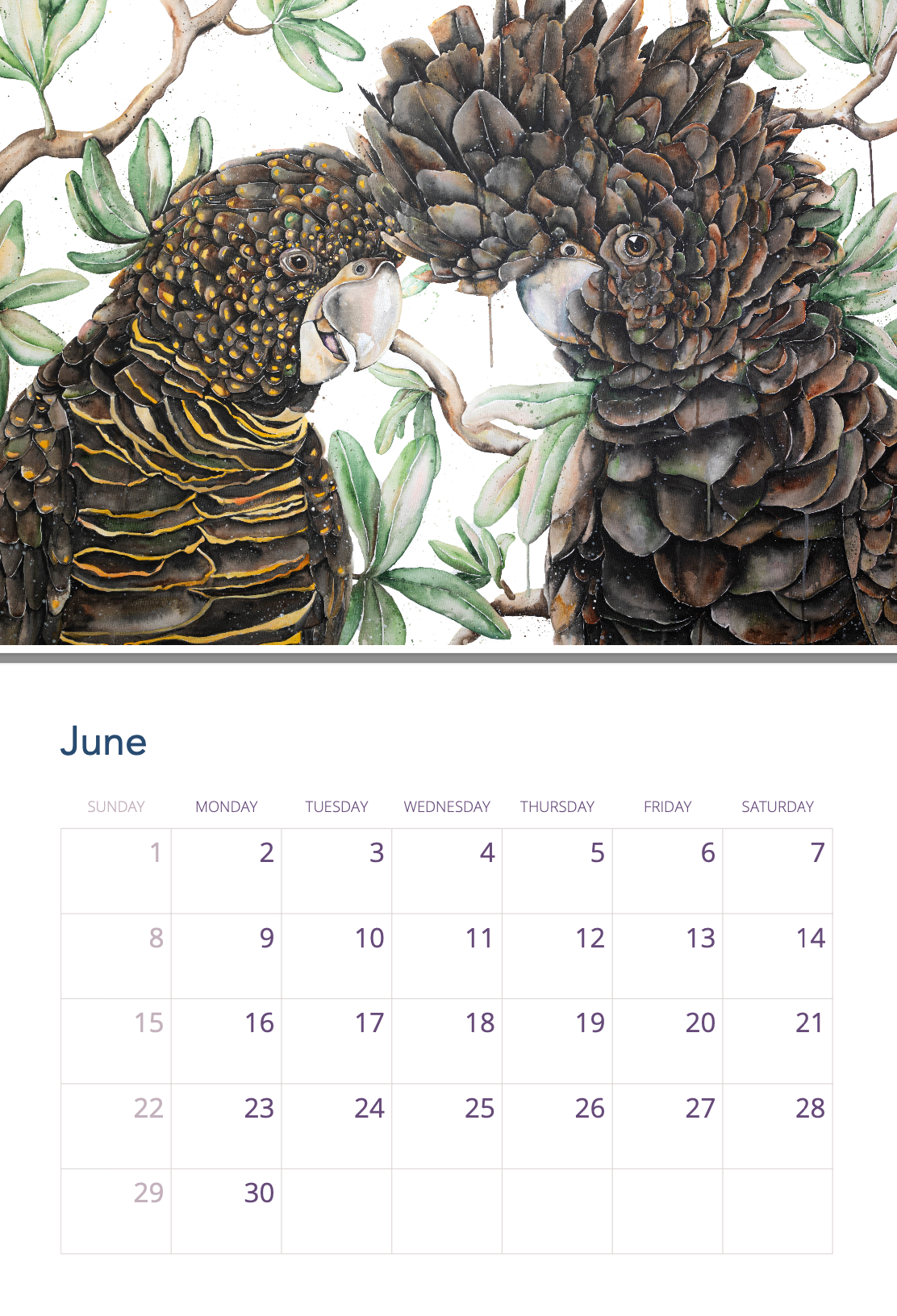 2025 Calendar by Stephanie Elizabeth Artwork