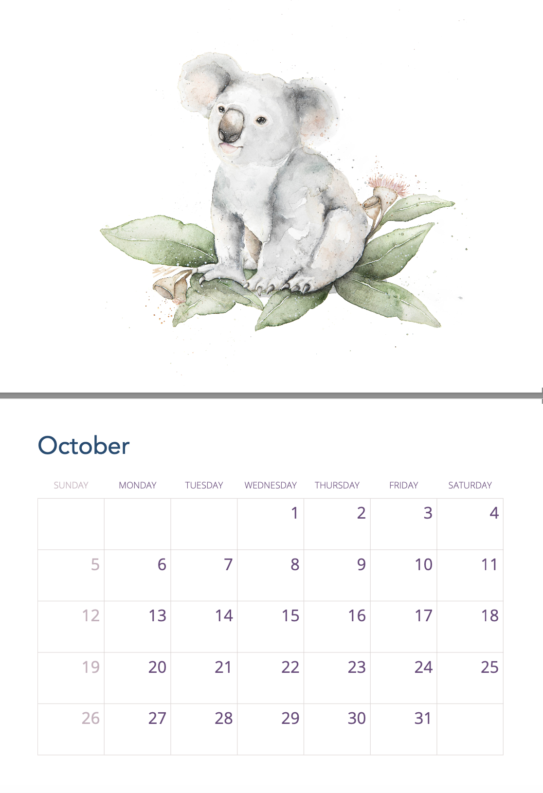 2025 Calendar by Stephanie Elizabeth Artwork