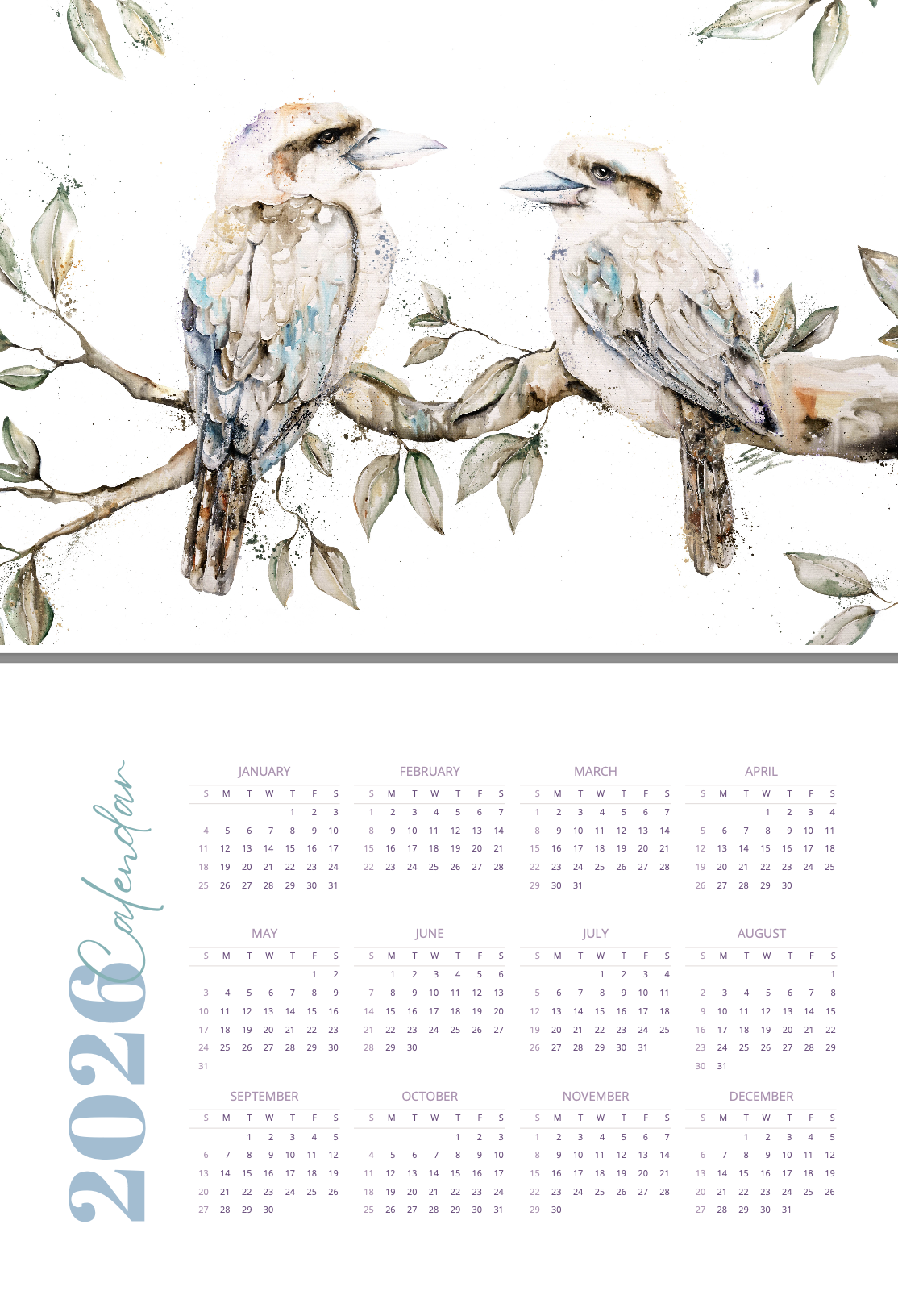 2025 Calendar by Stephanie Elizabeth Artwork