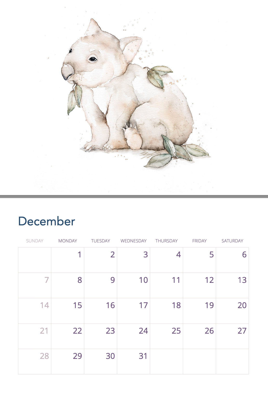 2025 Calendar by Stephanie Elizabeth Artwork