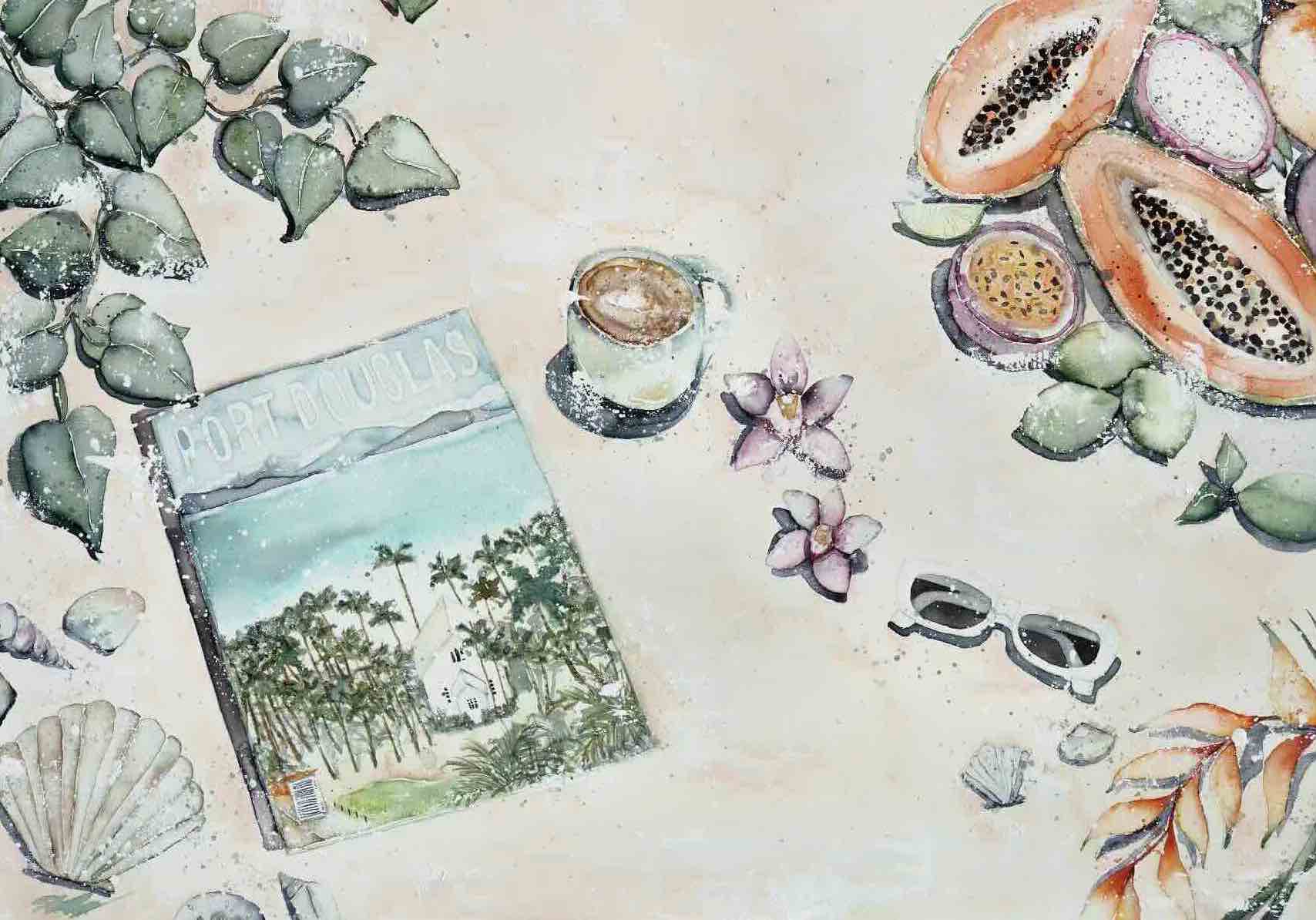 Port Douglas magazine still life artwork