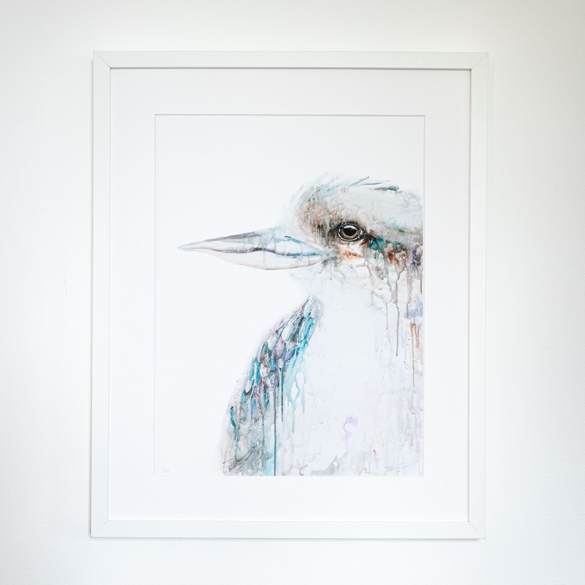 Kookaburra limited edition framed print