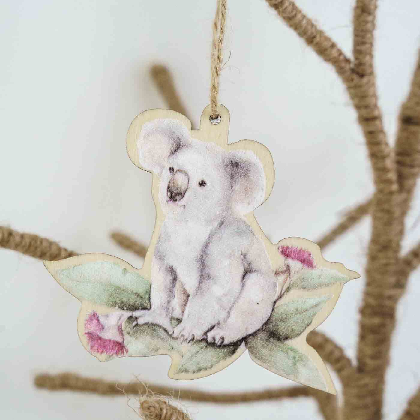 Koala Christmas Tree Decoration on hanger