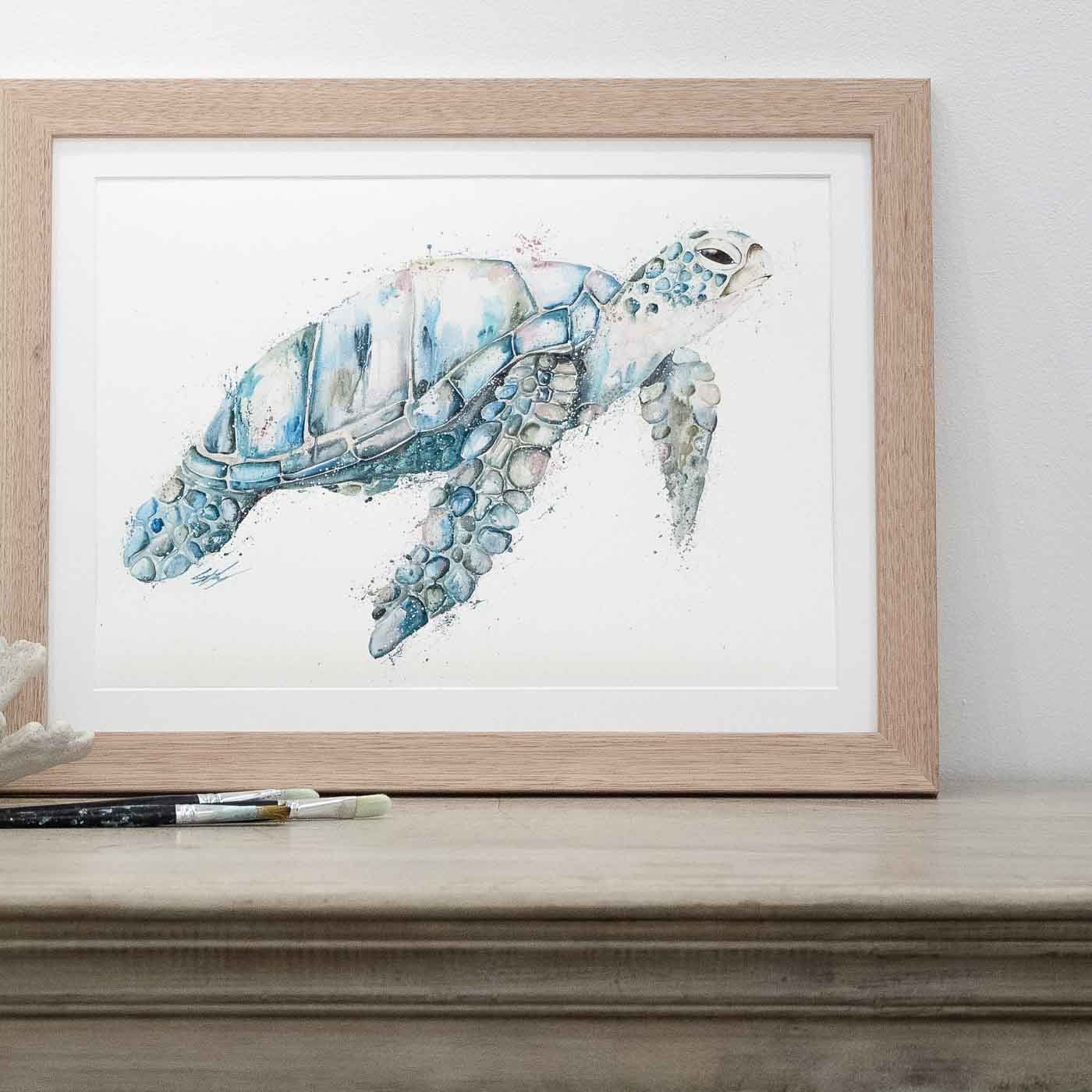 Turtle Fine Art Print Wall Art