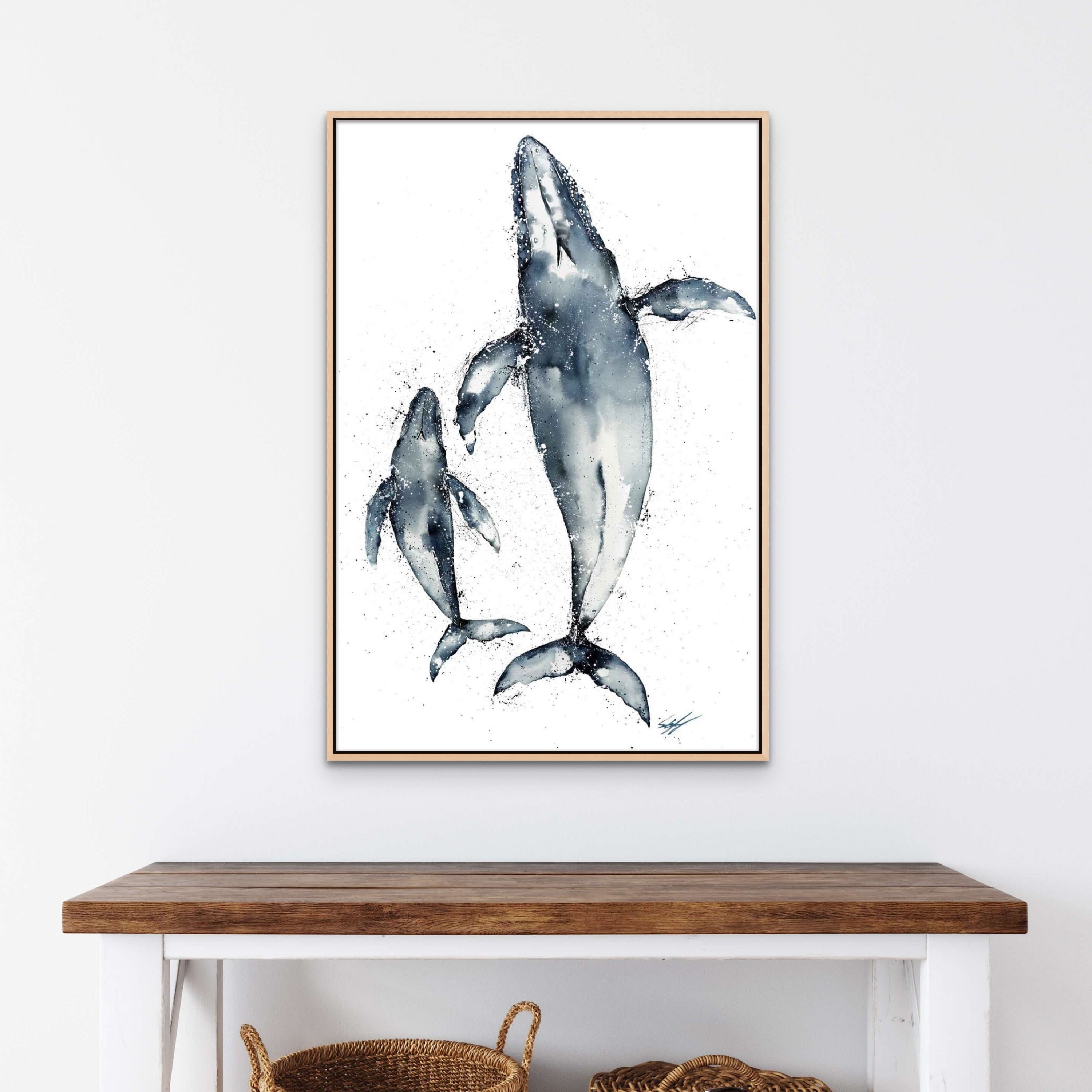 humpback-whale-family-canvas-print