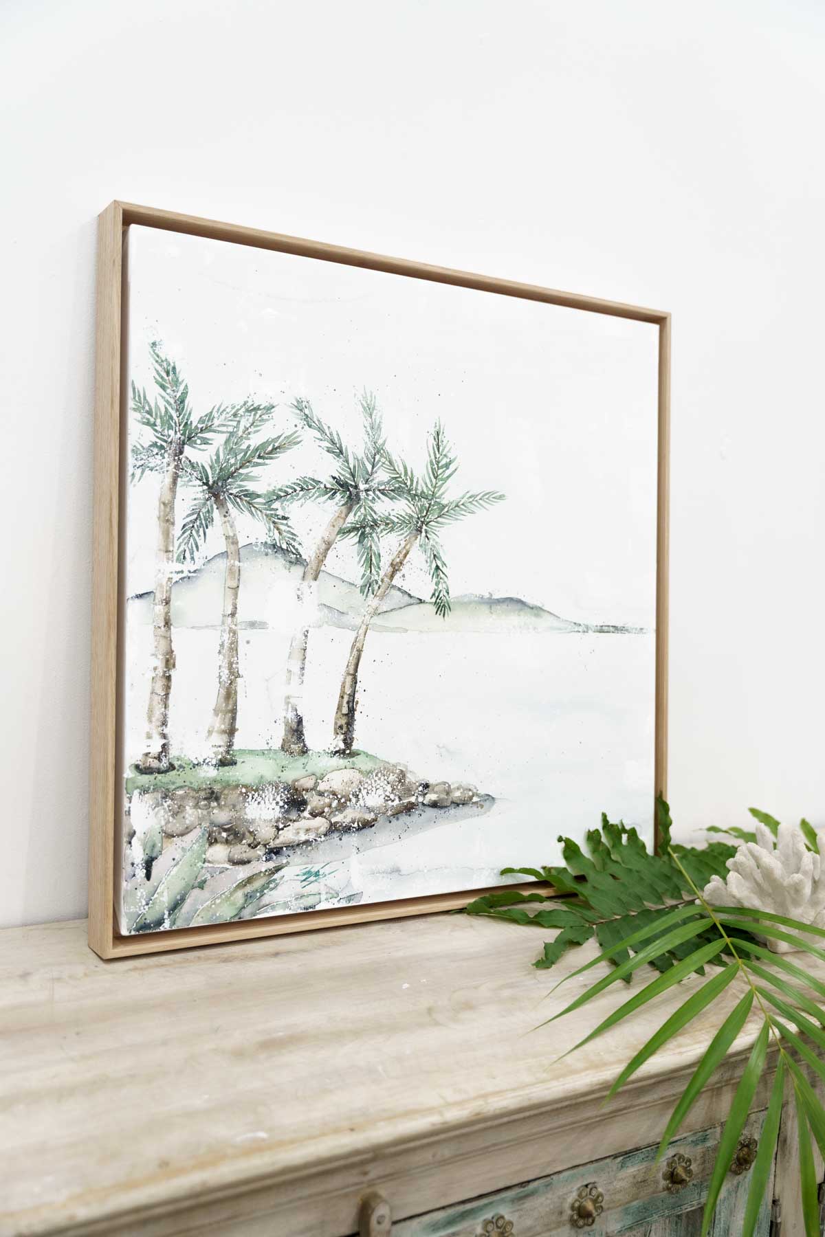 Four Mile Palm Trees Original Artwork